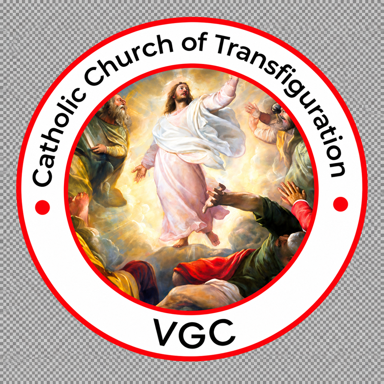 Catholic Church of the Transfiguration, Lekki logo